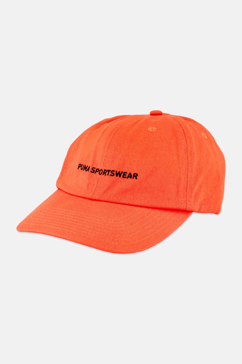PUMA Men Embroidered Logo Velcro Closure Cap, Orange - Image 1